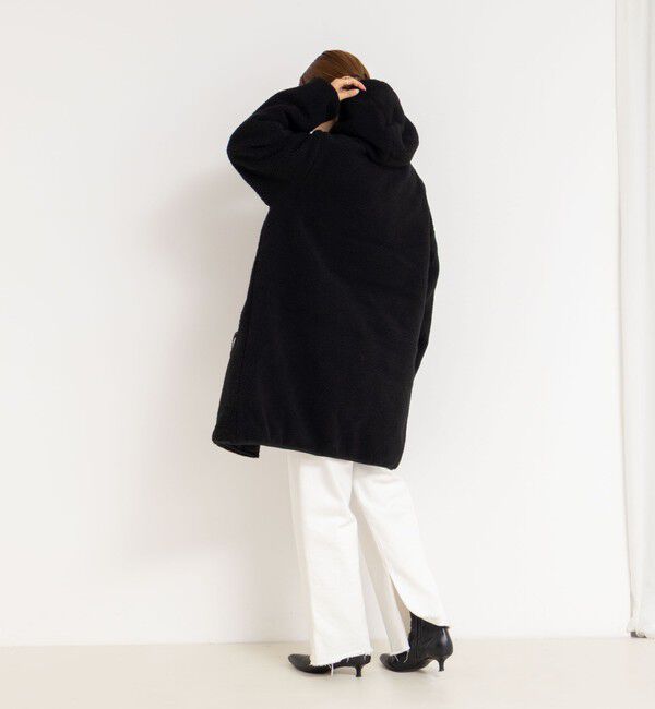 NOLLEY'S「【WEB＆一部店舗限定色アイテム】【TAION/タイオン】ボア&times;ダウンフードロング(リバーシブル)」|ダウン|