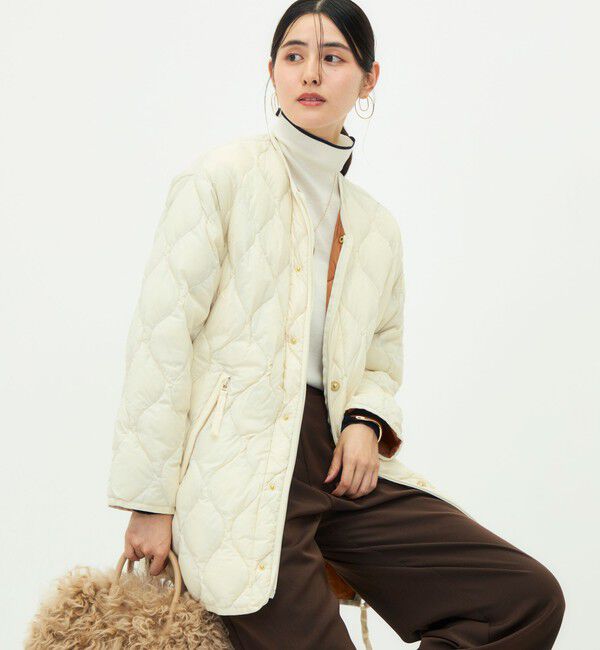 NOLLEY'S「【WEB＆一部店舗限定色アイテム】【TAION/タイオン】M65ミドル丈ダウン」|ダウン|オフホワイト