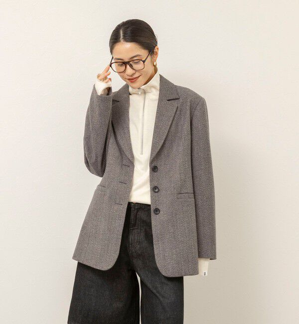 MAQWEL「【MAQWEL/マクウェル】COTTON RIB ハーフジッププルオーバー」|Tシャツ・カットソー|