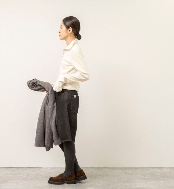 MAQWEL「【MAQWEL/マクウェル】COTTON RIB ハーフジッププルオーバー」|Tシャツ・カットソー|