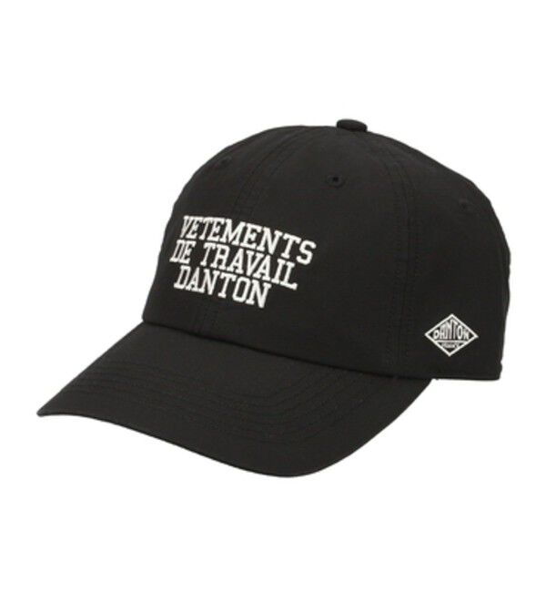 NOLLEY'S goodman「【DANTON/ダントン】＃DT-H0377 DCN 6P LOGO CAP」|キャップ・キャスケット|ブラック