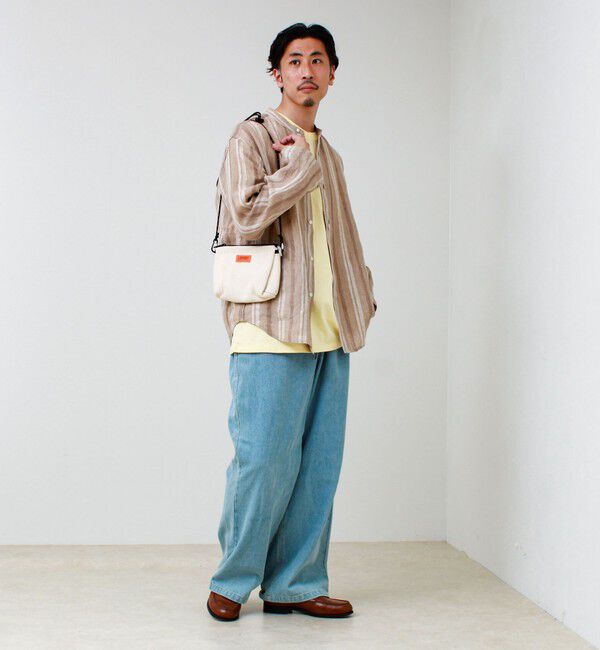 GLOSTER「【UNIVERSAL OVERALL】Summer knit sacoche」|ショルダー・メッセンジャー|