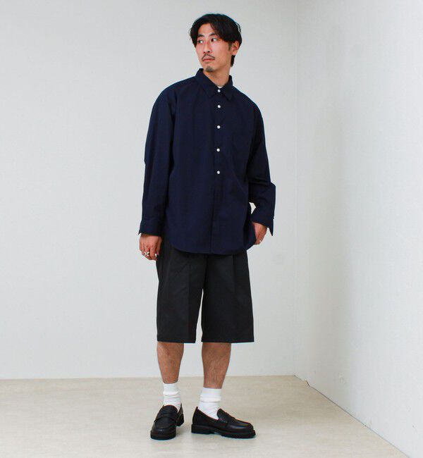 GLOSTER「【上品なツヤ感と極上の着心地】supima cotton/スーピマコットン ロングスリーブシャツ」|シャツ・ブラウス|