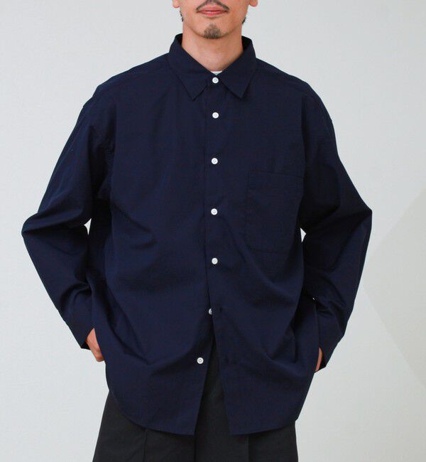 GLOSTER「【上品なツヤ感と極上の着心地】supima cotton/スーピマコットン ロングスリーブシャツ」|シャツ・ブラウス|