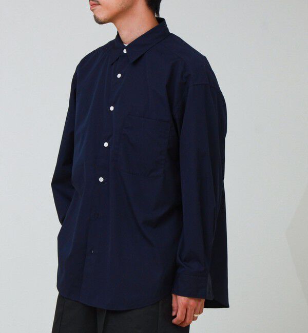 GLOSTER「【上品なツヤ感と極上の着心地】supima cotton/スーピマコットン ロングスリーブシャツ」|シャツ・ブラウス|