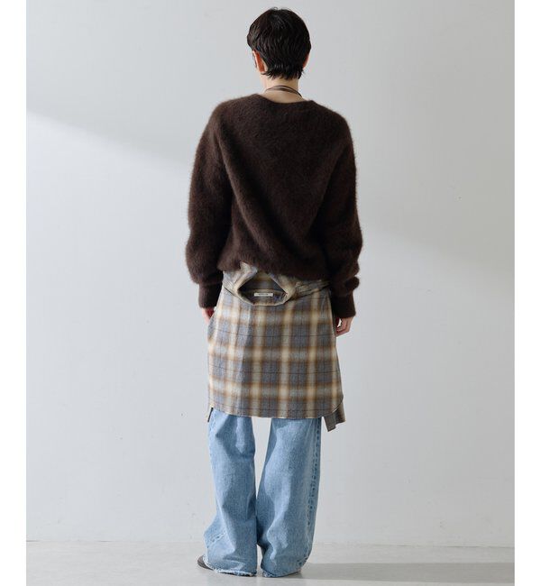  「〈WEB限定〉ファークルーネックプルオーバー」|ニット・セーター|
