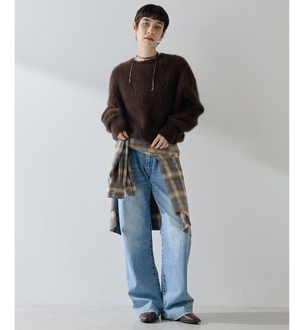  「〈WEB限定〉ファークルーネックプルオーバー」|ニット・セーター|