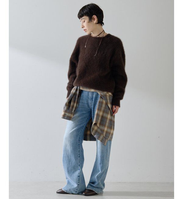  「〈WEB限定〉ファークルーネックプルオーバー」|ニット・セーター|