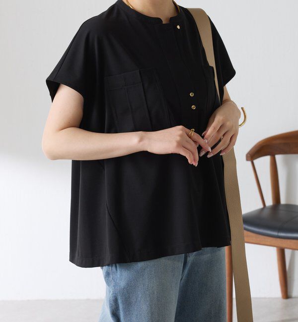  「【さらりとした着心地】ポケットデザインカットソー」|Tシャツ・カットソー|