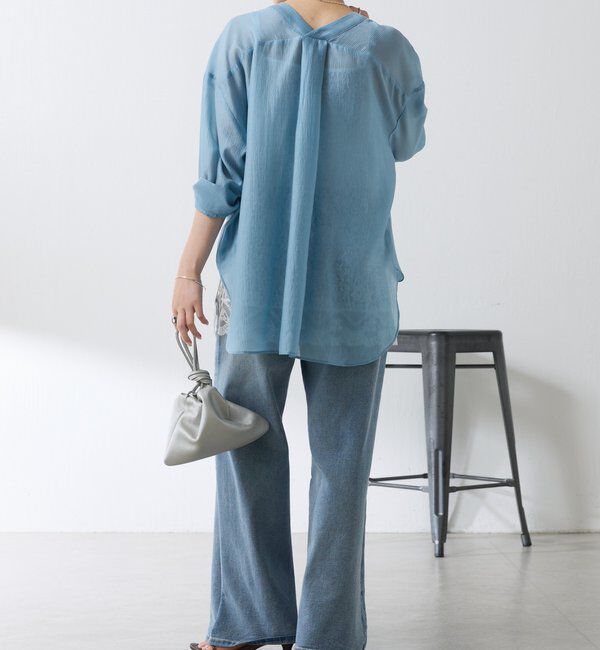  「【ロングシーズン着られる/丈調整可能◎】ヴィンテージライクオーバーシャツ」|シャツ・ブラウス|