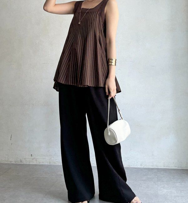  「【360&deg;どこから見ても大人かわいい】【REI企画】変形切替フレアキャミ」|シャツ・ブラウス|