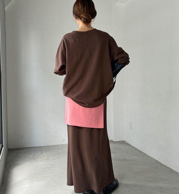  「カットジョーゼットロゴドロストプルオーバー」|シャツ・ブラウス|
