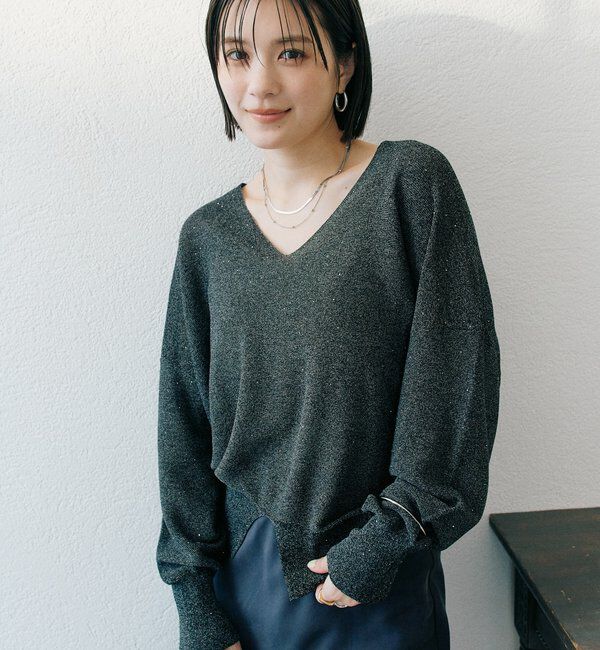  「ペーパースパングルニット」|ニット・セーター|