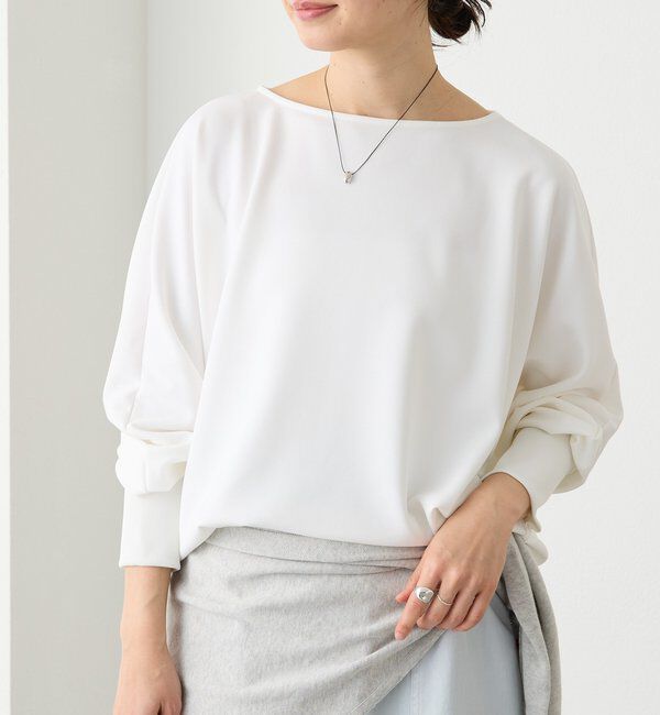  「カットジョーゼットドルマンプルオーバー」|Tシャツ・カットソー|