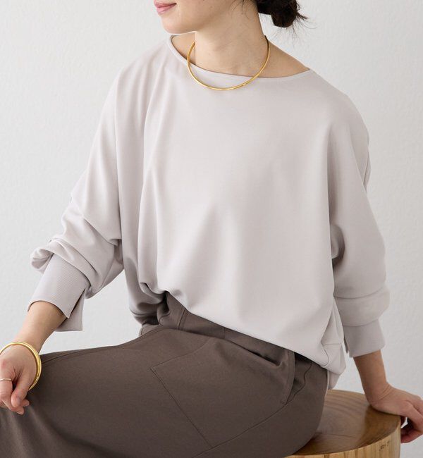  「カットジョーゼットドルマンプルオーバー」|Tシャツ・カットソー|