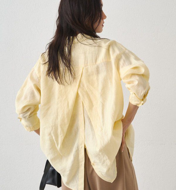  「《累計販売2万枚/名品アイテム》リネンバックタイシャツ」|シャツ・ブラウス|