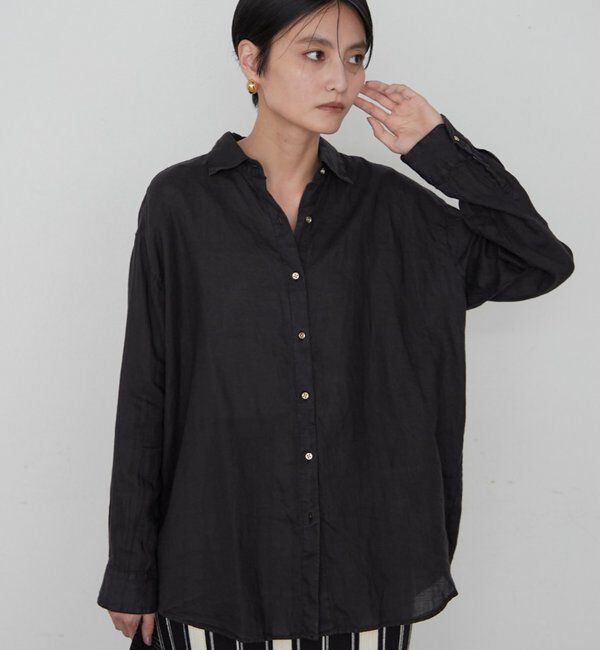  「《累計販売2万枚/名品アイテム》リネンバックタイシャツ」|シャツ・ブラウス|