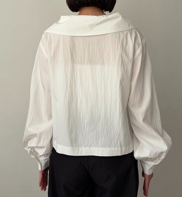  「【2WAY/新色ブルー、WEB限定ピンク】カシュクールシャツ」|シャツ・ブラウス|