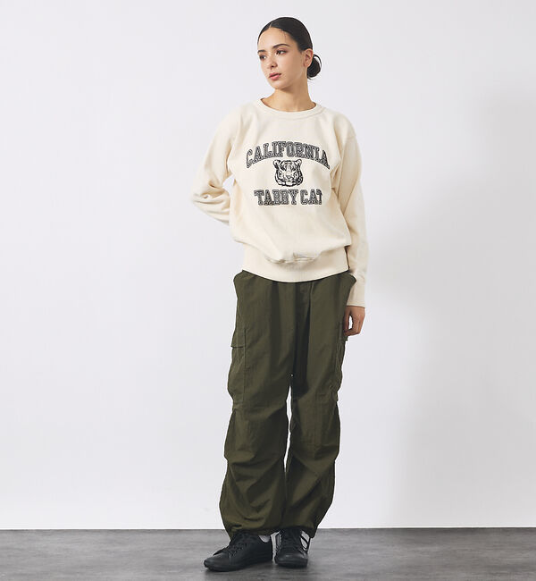 ABAHOUSE「【MIXTA/ミクスタ】TABBY CAT CREW NECK SWEAT /M」|スウェット・ジャージ|