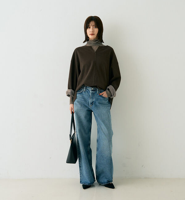 Rouge vif「圧縮ニットプルオーバーブラウス」|ニット・セーター|
