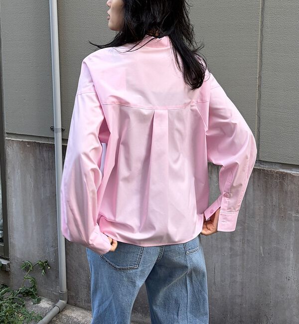 Rouge vif「ボックスブロードショート丈シャツ」|シャツ・ブラウス|