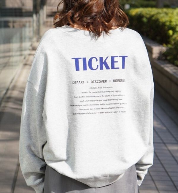 abahouse mavie「【軽やか素材】ロゴスウェット」|スウェット・ジャージ|