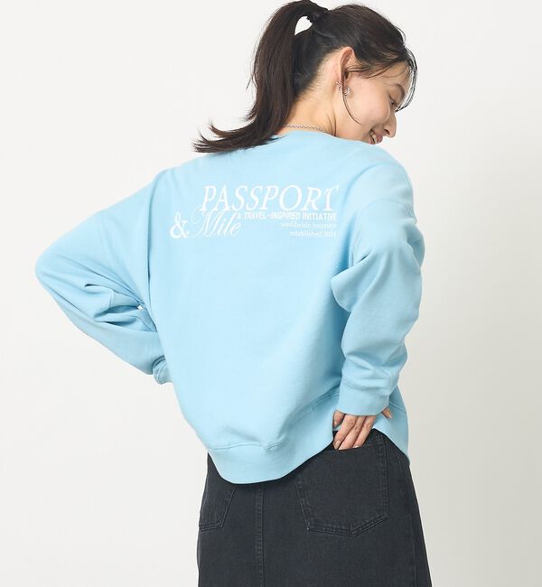 abahouse mavie「【軽やか素材】ロゴスウェット」|スウェット・ジャージ|