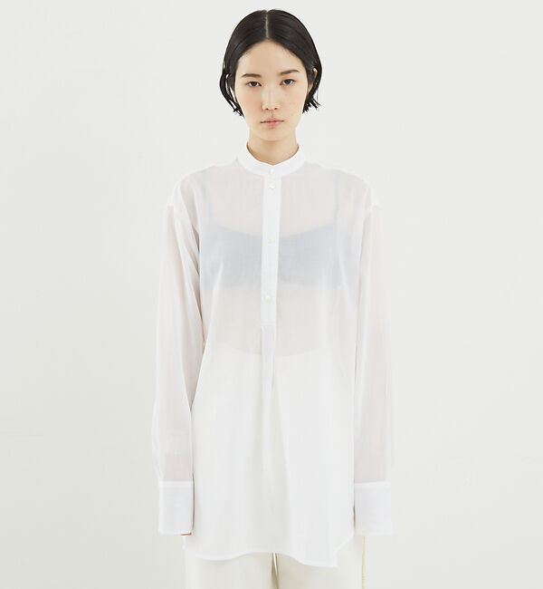 The Store by C' 「【TOTEME】Stand Collar Shirt／スタンドカラーシャツ」|シャツ・ブラウス|