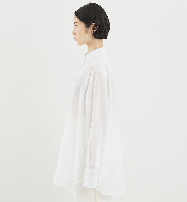 The Store by C' 「【TOTEME】Stand Collar Shirt／スタンドカラーシャツ」|シャツ・ブラウス|