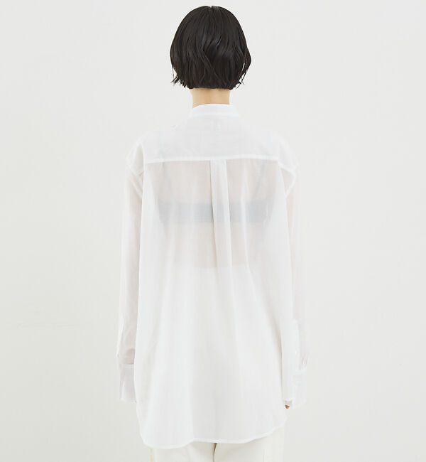The Store by C' 「【TOTEME】Stand Collar Shirt／スタンドカラーシャツ」|シャツ・ブラウス|