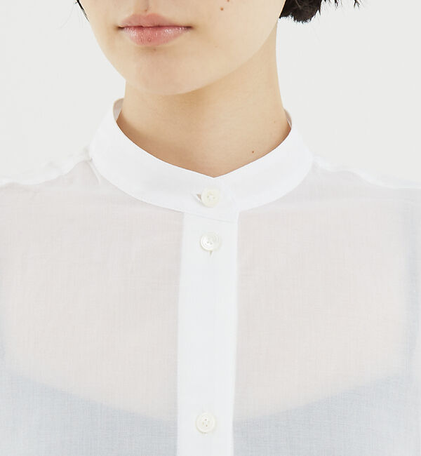 The Store by C' 「【TOTEME】Stand Collar Shirt／スタンドカラーシャツ」|シャツ・ブラウス|