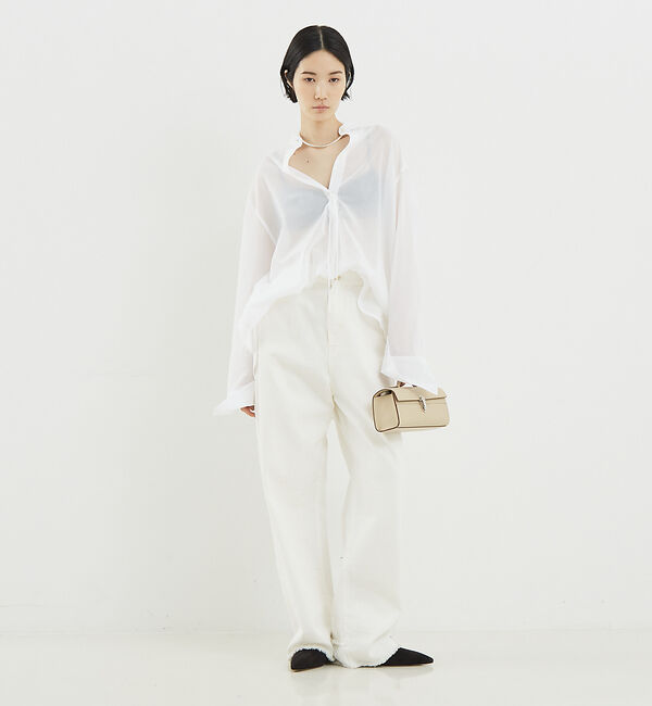 The Store by C' 「【TOTEME】Stand Collar Shirt／スタンドカラーシャツ」|シャツ・ブラウス|