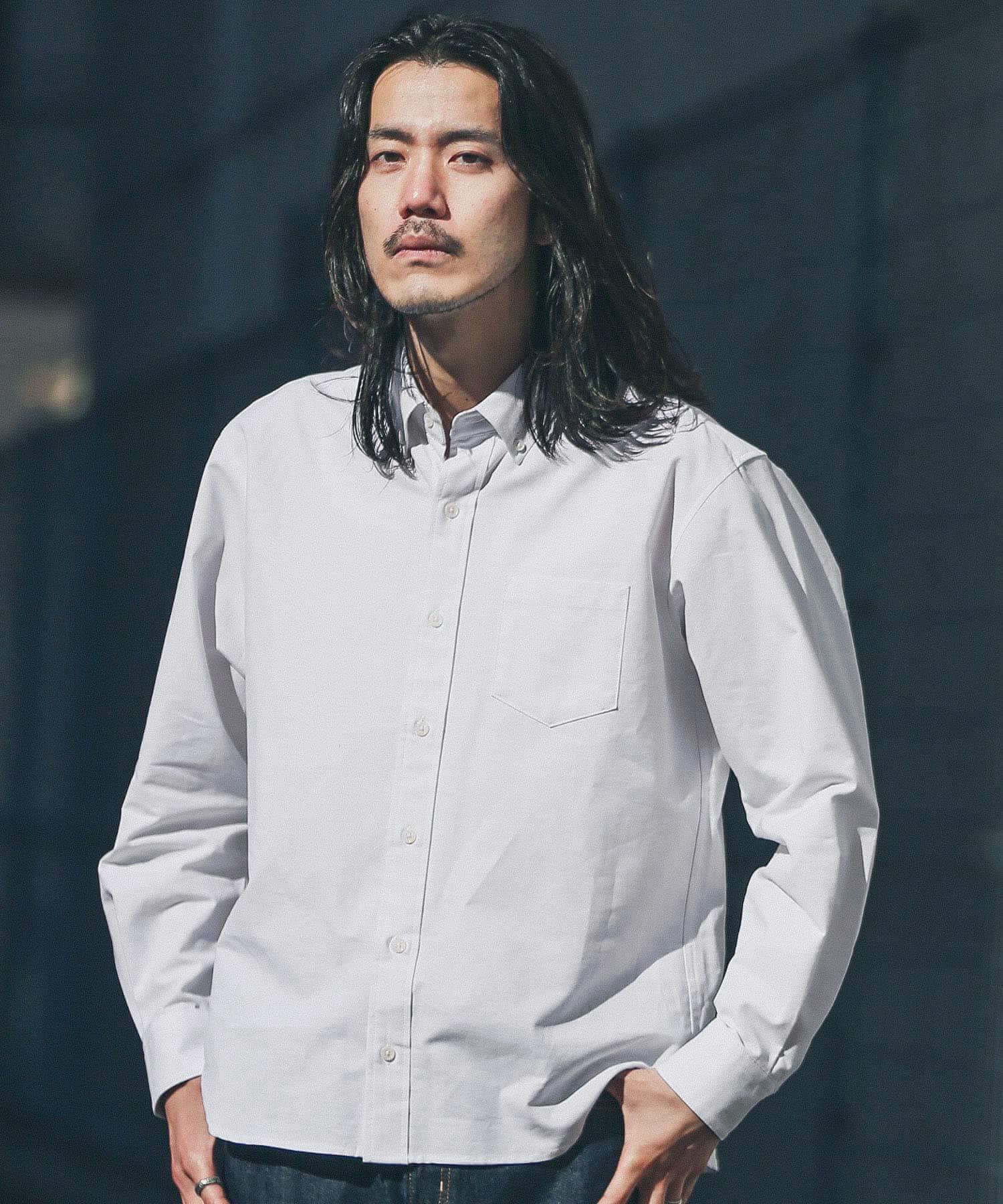 Sonny Label 「抗菌オックスボタンダウン長袖シャツ」|シャツ・ブラウス|