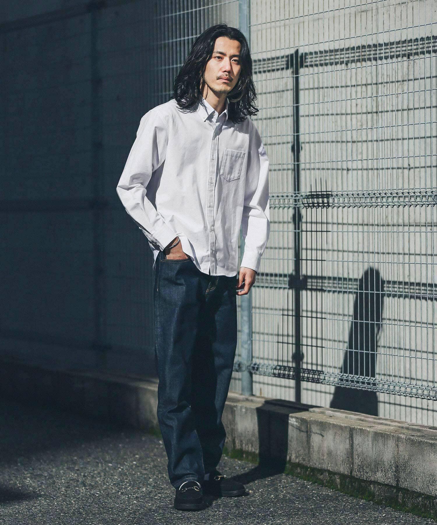 Sonny Label 「抗菌オックスボタンダウン長袖シャツ」|シャツ・ブラウス|