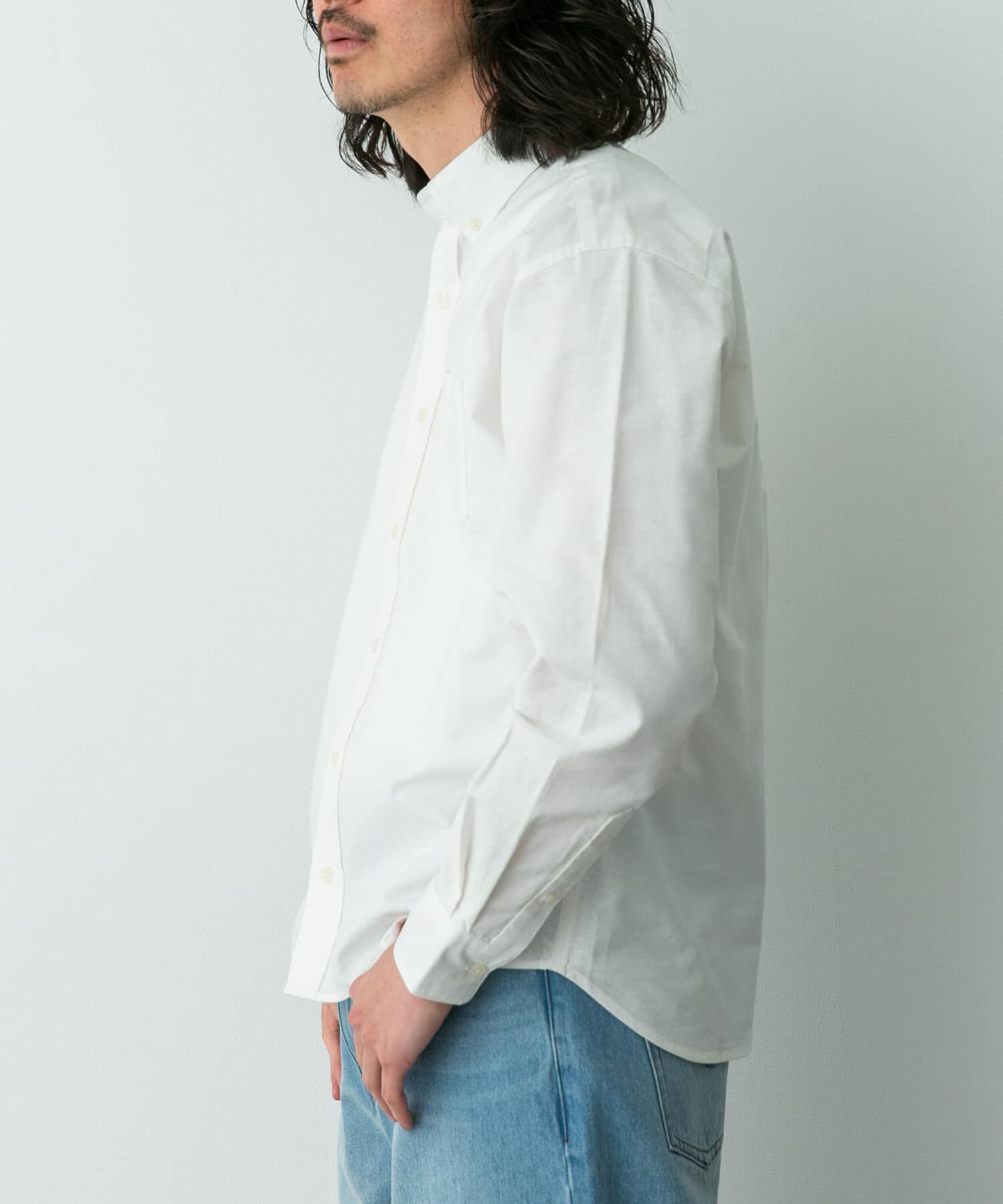 Sonny Label 「抗菌オックスボタンダウン長袖シャツ」|シャツ・ブラウス|