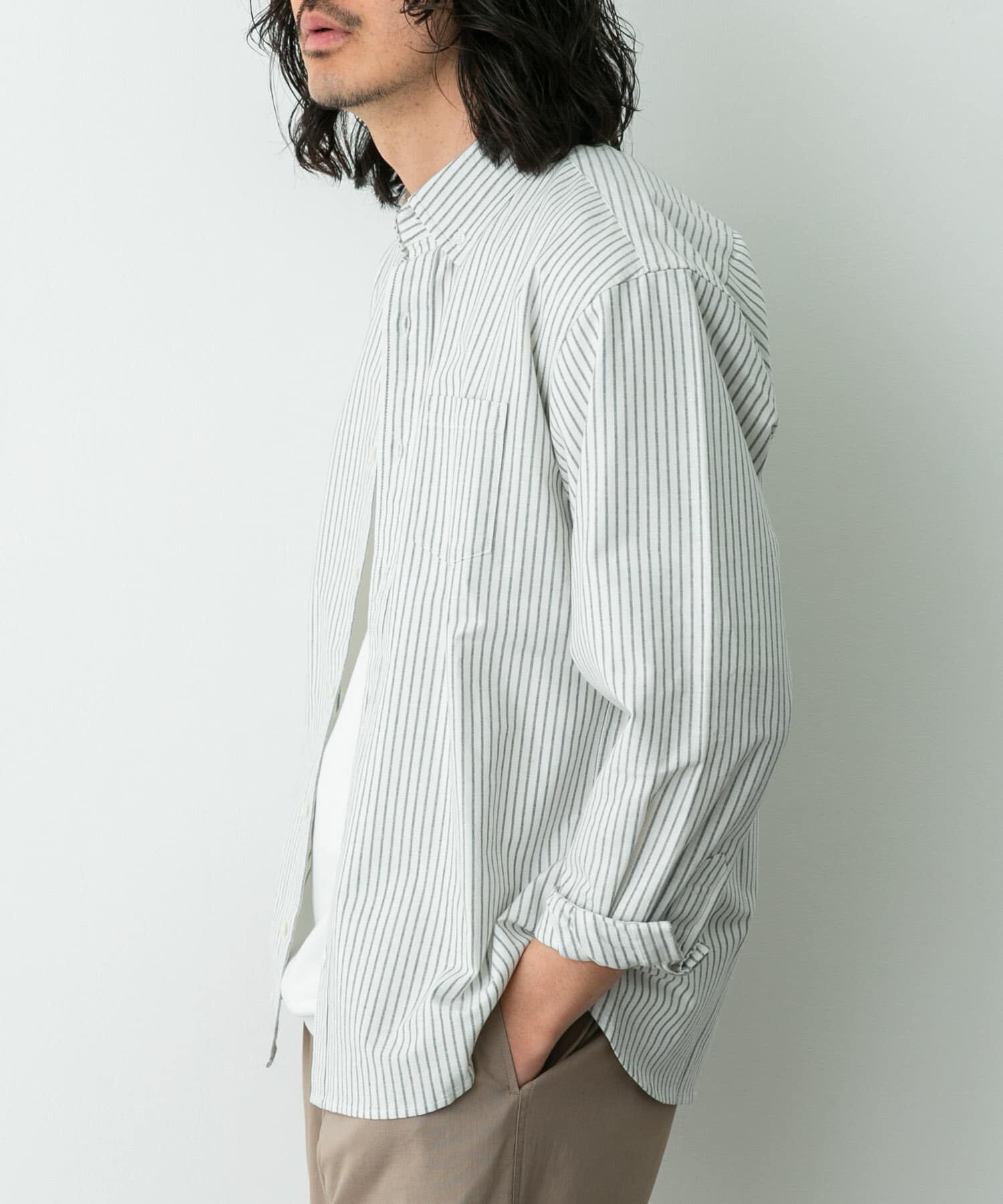 Sonny Label 「抗菌オックスボタンダウン長袖シャツ」|シャツ・ブラウス|