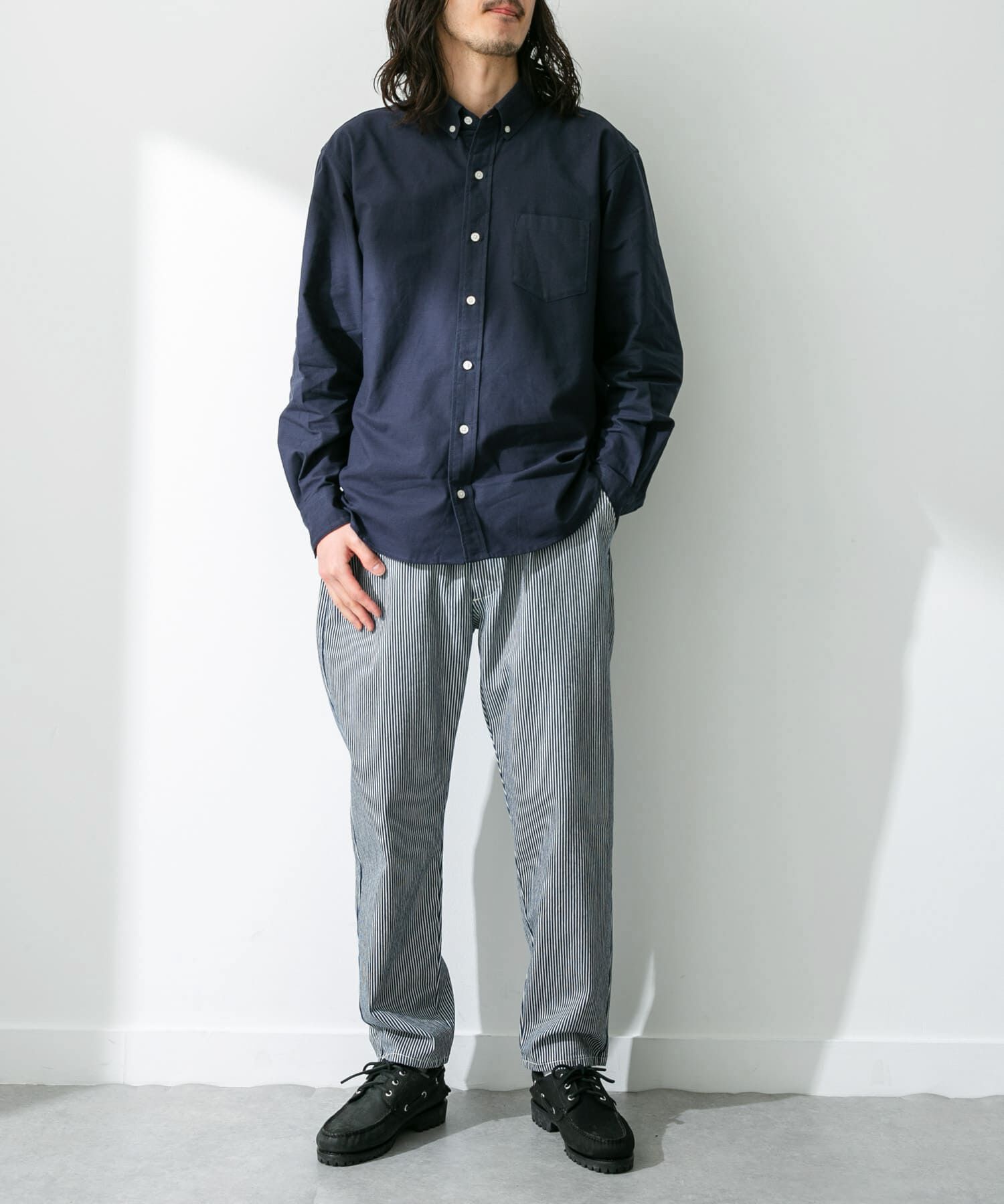 Sonny Label 「抗菌オックスボタンダウン長袖シャツ」|シャツ・ブラウス|