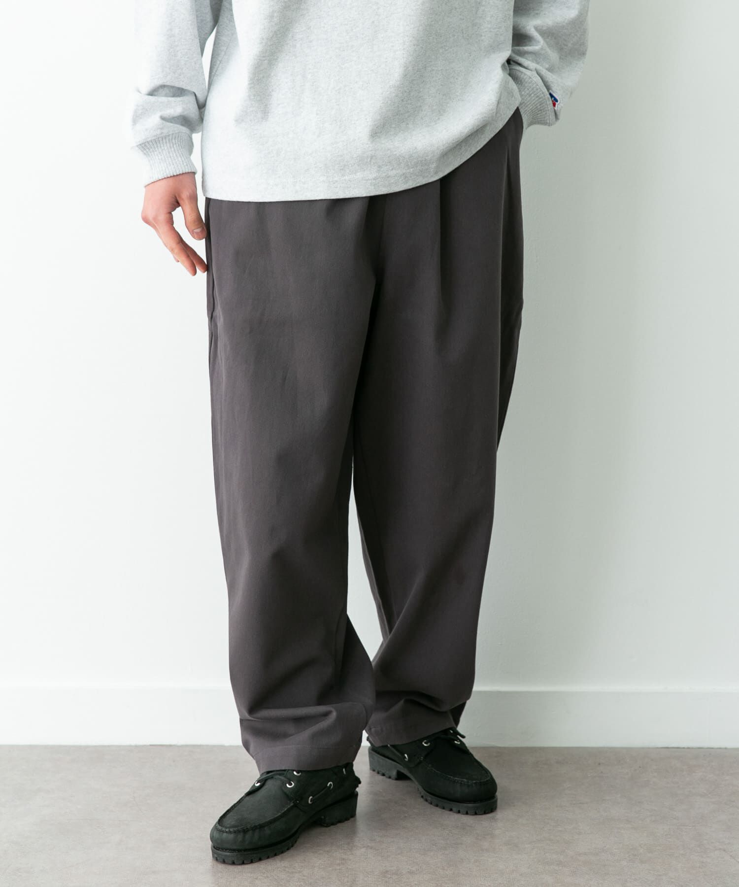 Sonny Label 「ベーシックワイドイージーチノパンツ」|その他|チャコールグレー