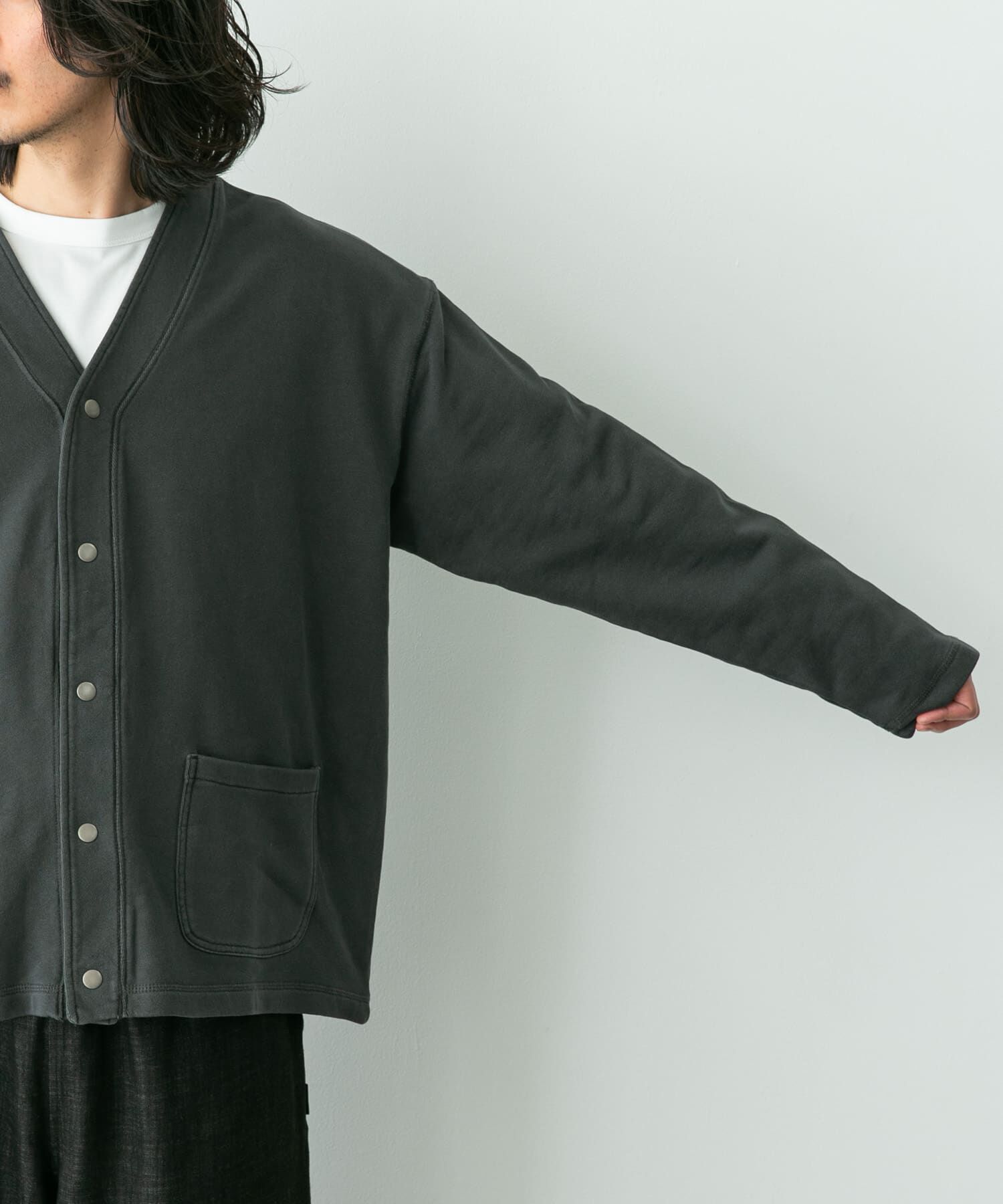 Sonny Label 「スウェットVネックカーディガン」|スウェット・ジャージ|