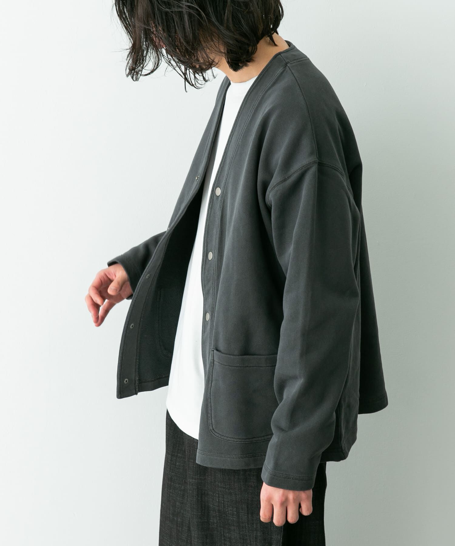 Sonny Label 「スウェットVネックカーディガン」|スウェット・ジャージ|