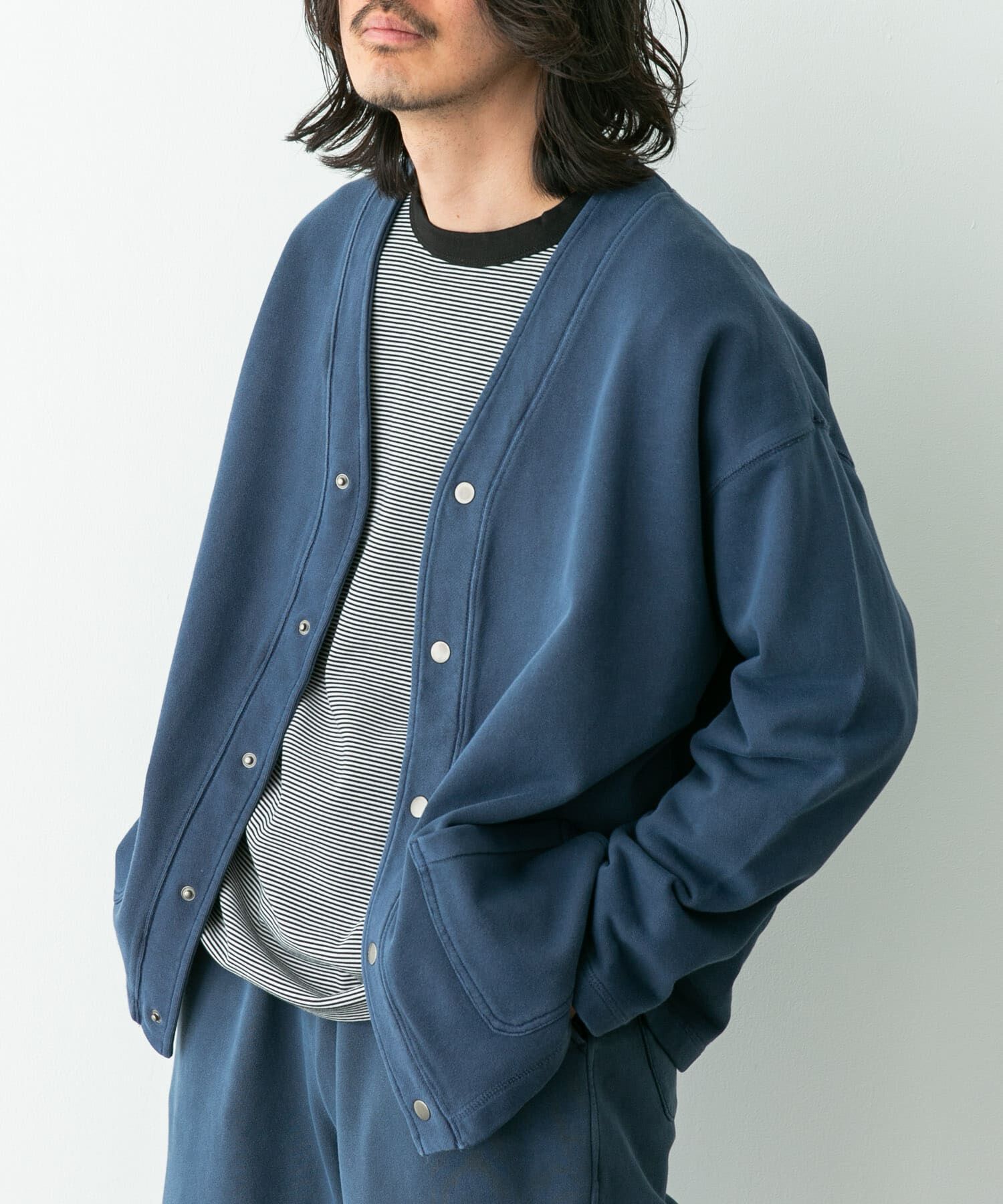 Sonny Label 「スウェットVネックカーディガン」|スウェット・ジャージ|
