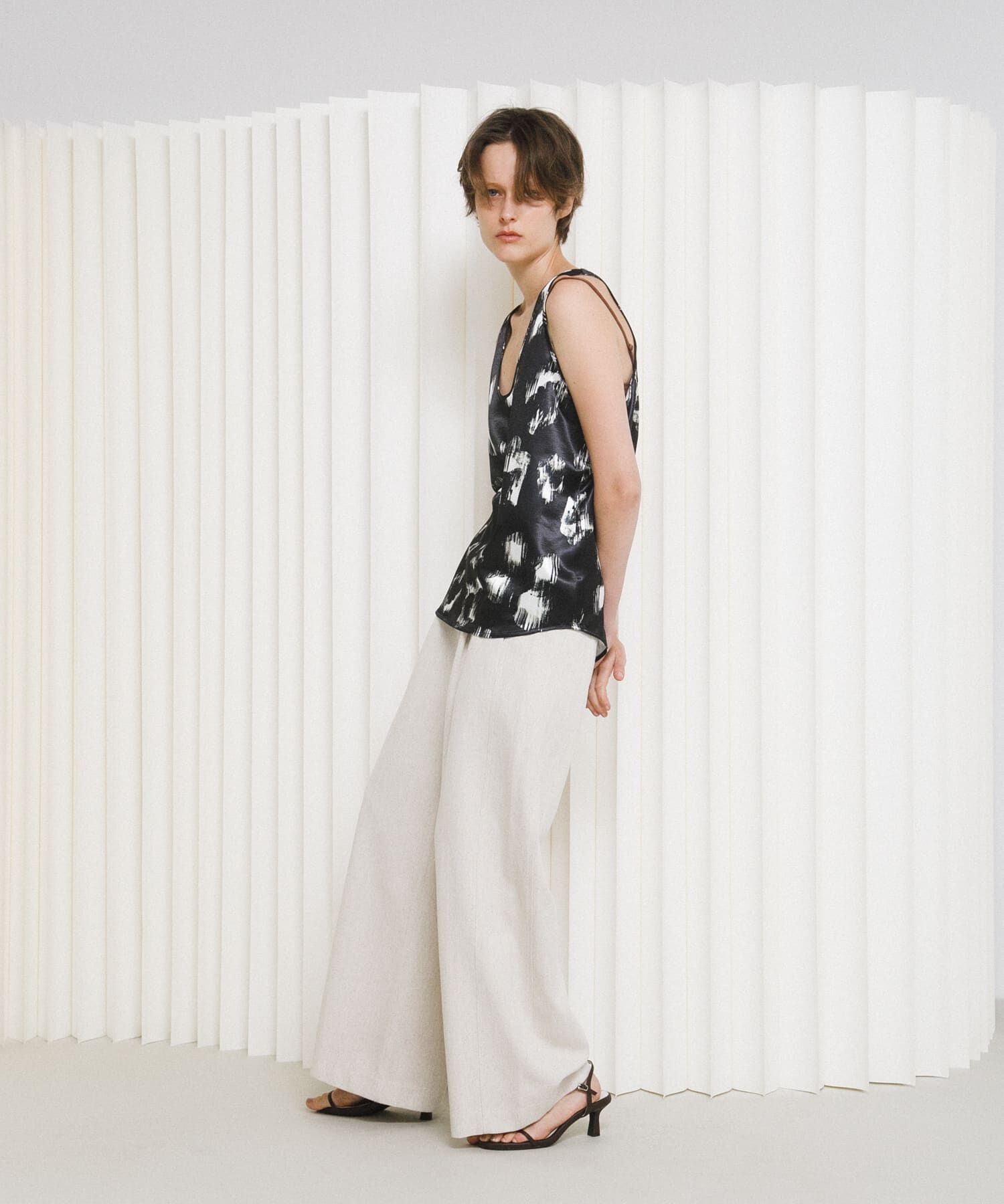 LAATO「black flower blouse」|シャツ・ブラウス|