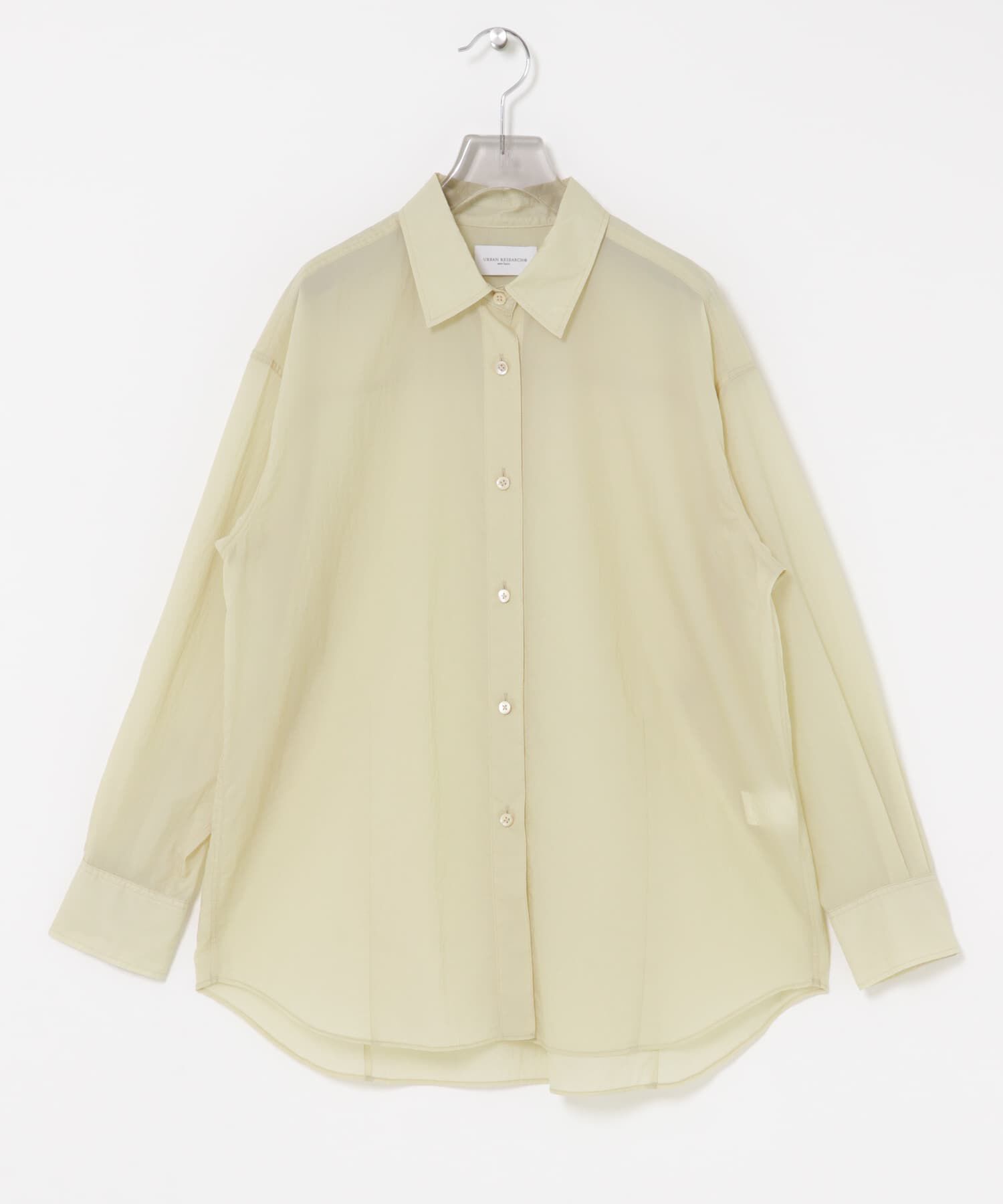 URBAN RESEARCH「new basic　AIR SHEER SHIRTS」|シャツ・ブラウス|ライトベージュ