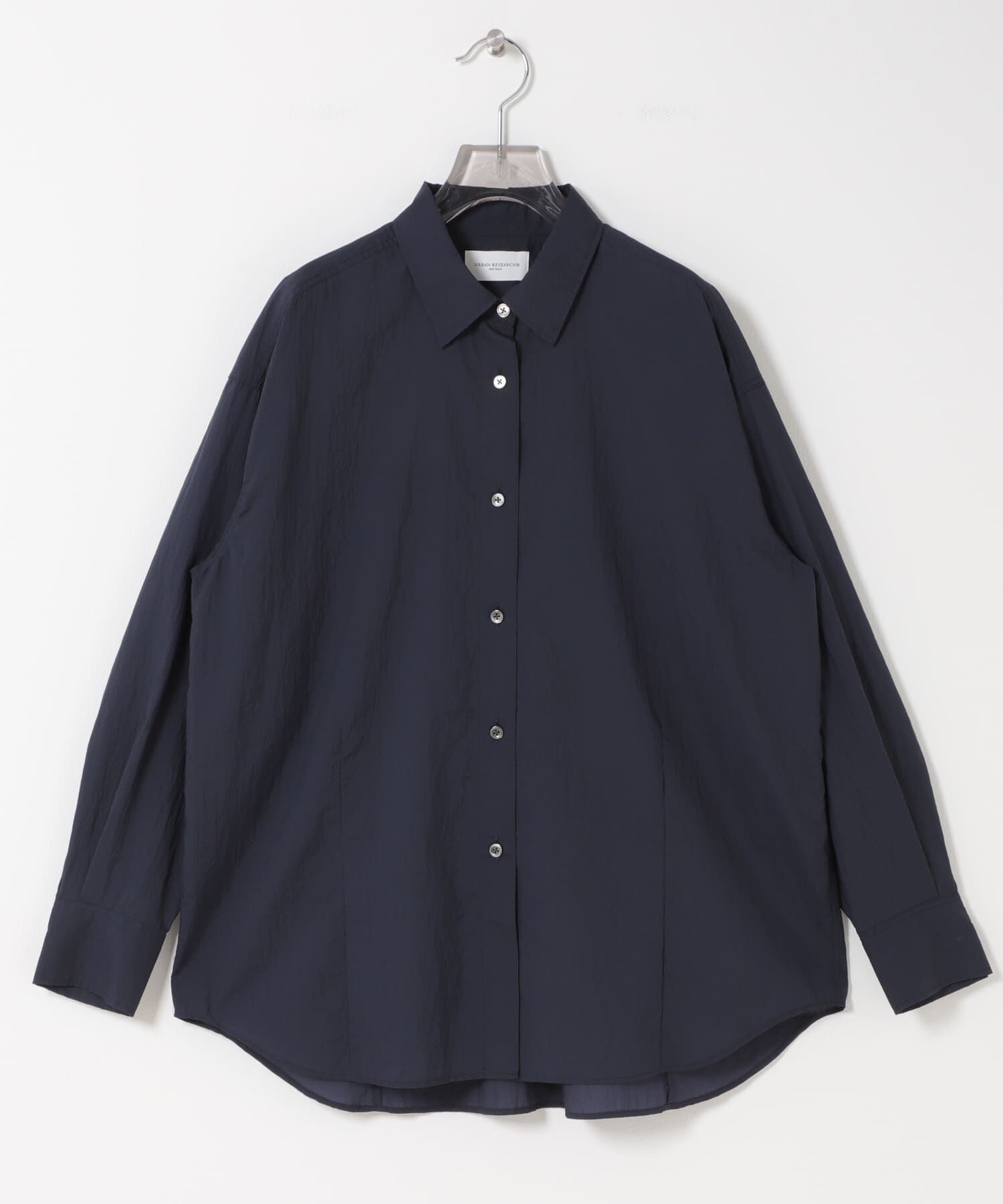 URBAN RESEARCH「new basic　AIR SHEER SHIRTS」|シャツ・ブラウス|ネイビー