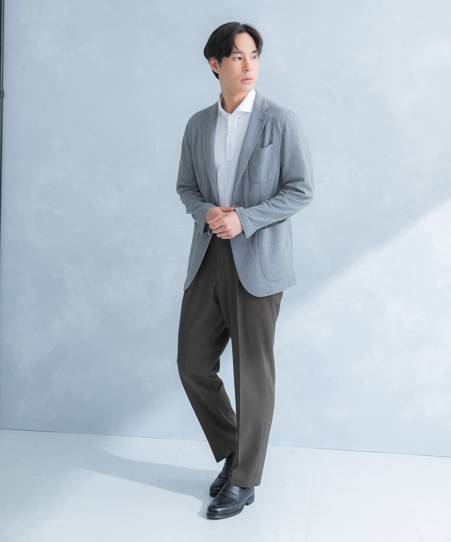 URBAN RESEARCH DOORS「LIFE STYLE TAILOR　メランジニットイージージャケット」|その他|