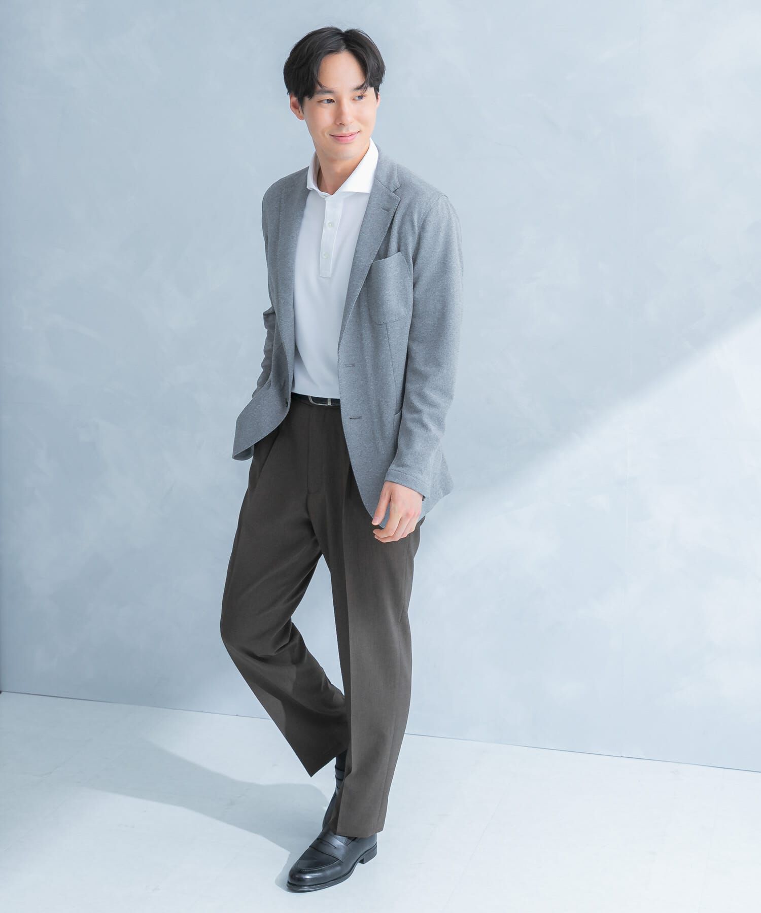 URBAN RESEARCH DOORS「LIFE STYLE TAILOR　メランジニットイージージャケット」|その他|