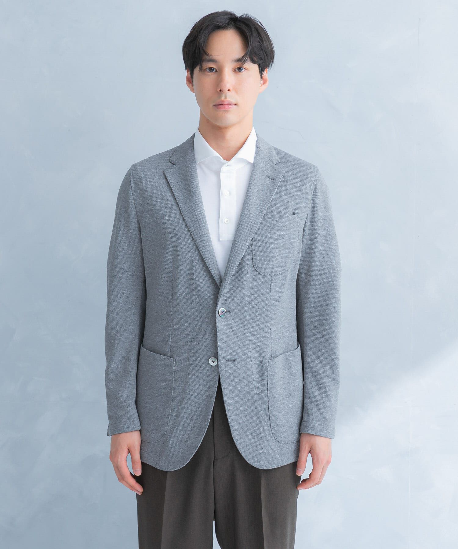 URBAN RESEARCH DOORS「LIFE STYLE TAILOR　メランジニットイージージャケット」|その他|