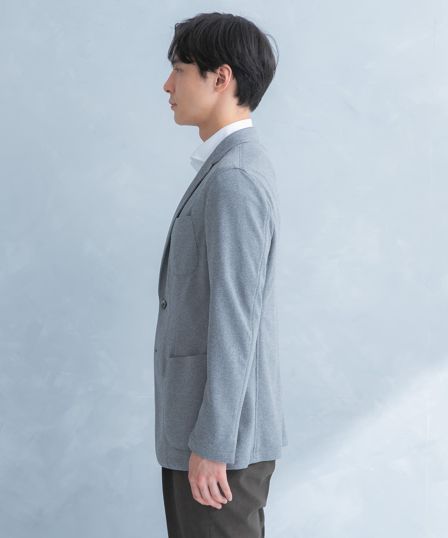 URBAN RESEARCH DOORS「LIFE STYLE TAILOR　メランジニットイージージャケット」|その他|