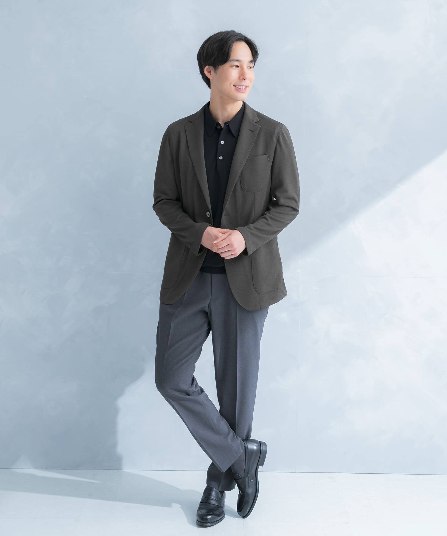 URBAN RESEARCH DOORS「LIFE STYLE TAILOR　メランジニットイージージャケット」|その他|