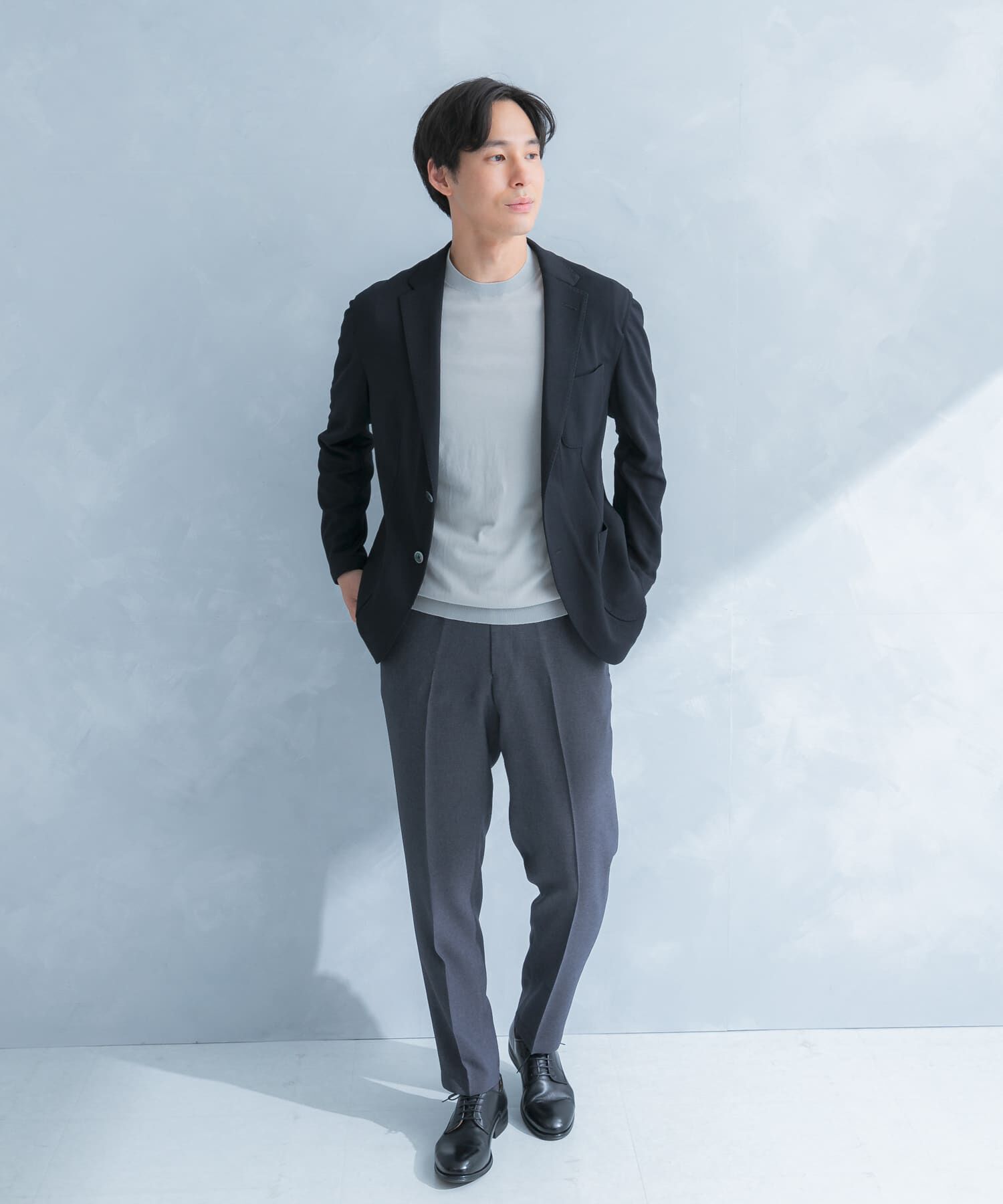 URBAN RESEARCH DOORS「LIFE STYLE TAILOR　メランジニットイージージャケット」|その他|